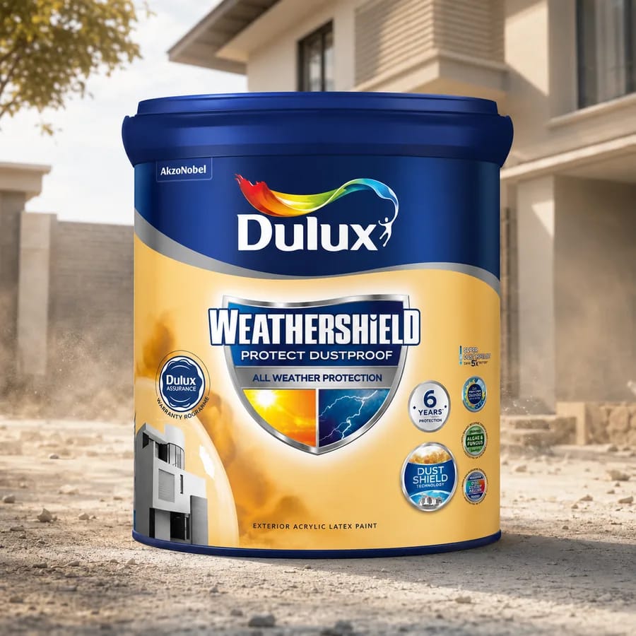 Dulux Weathershield Protect Dustproof exterior paint